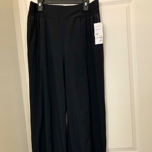 NWT! Nordstrom brand -nylon wide leg athletic pant. Tags missing.  Polyester